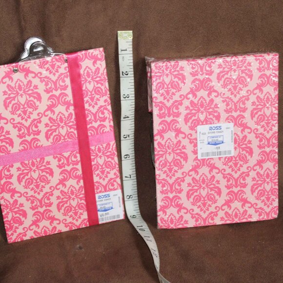 Pink Paisley 2pc Stationary Writing Gift Set & Memo Pad "NEW" - Picture 5 of 5